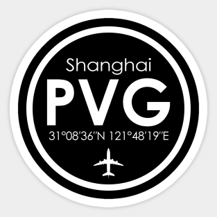 PVG, Shanghai Pudong International Airport Sticker